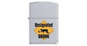 205 Designated drunk - Зажигалка ZIPPO